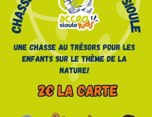 La chasse au trésor chez Accro Sioule Kids